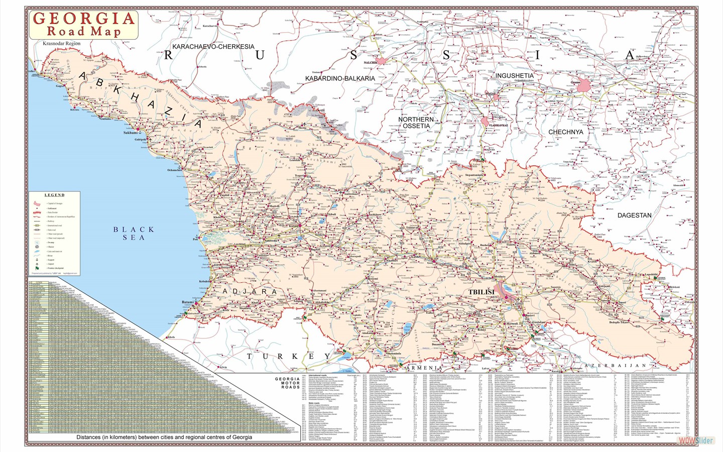 GEORGIA Road map